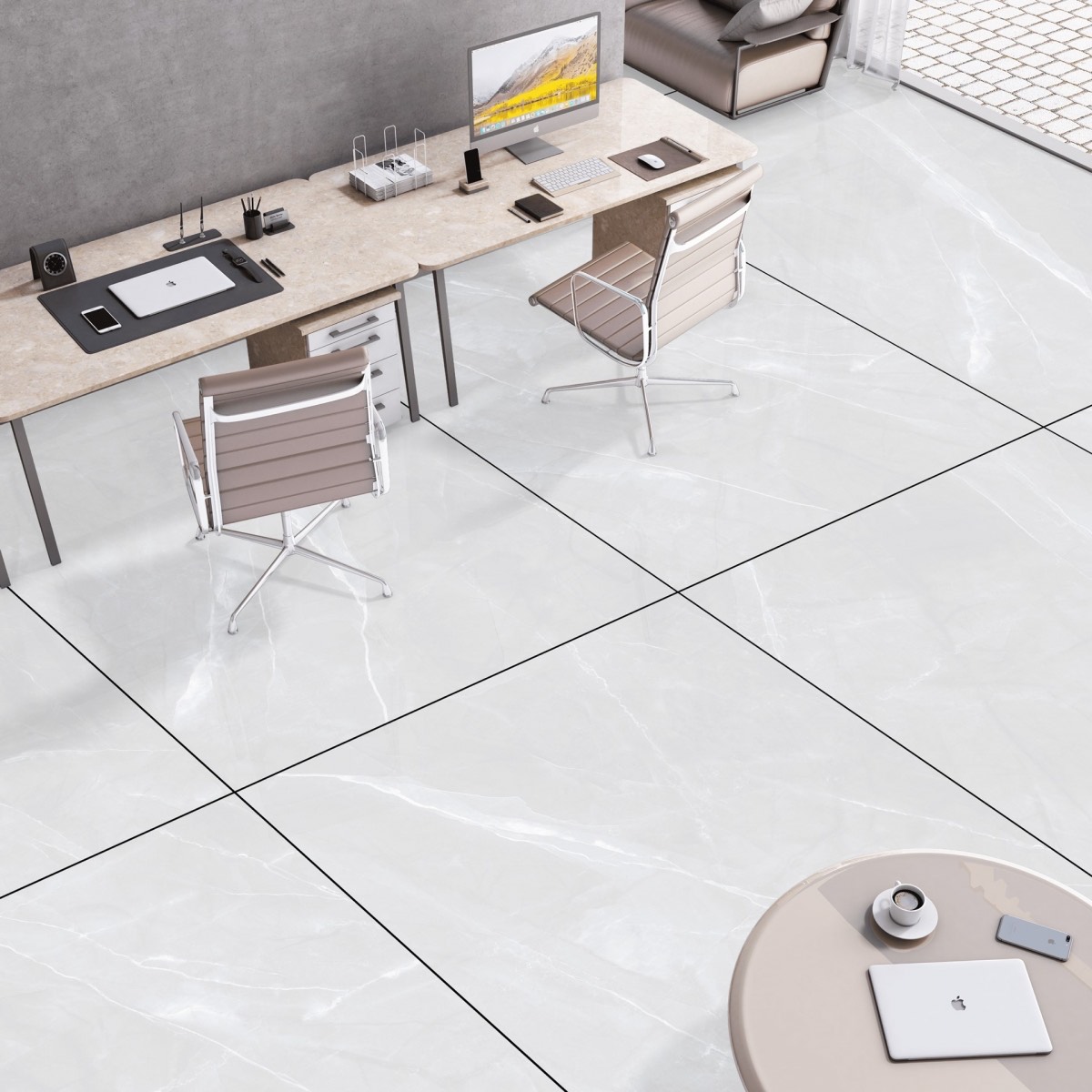 5558-4 Granitna pločica ARMANI BIANCO ITACA 60X120CM za luksuzni enterijer i eksterijer