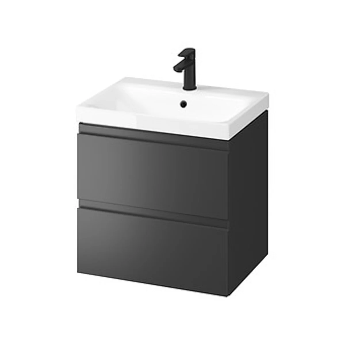 Kupatilski nameštaj CERSANIT SET B896 KABINET+LAVABO 60 ANTRACIT Kupatilski nameštaj CERSANIT SET B896 KABINET+LAVABO 60 ANTRACIT